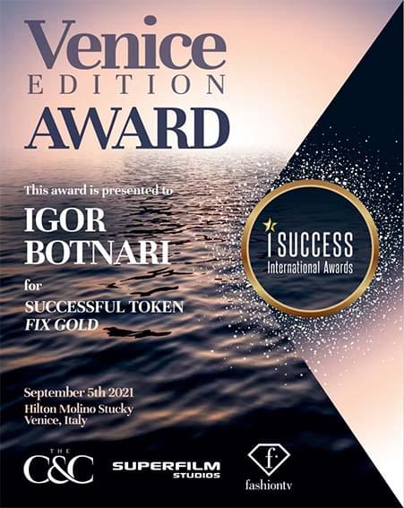 Award for successful token FixGold